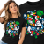 KOSZULKA DAMSKA  ANIMOWANA RUBIX CUBE SKATER